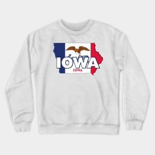 Iowa Colored State Crewneck Sweatshirt